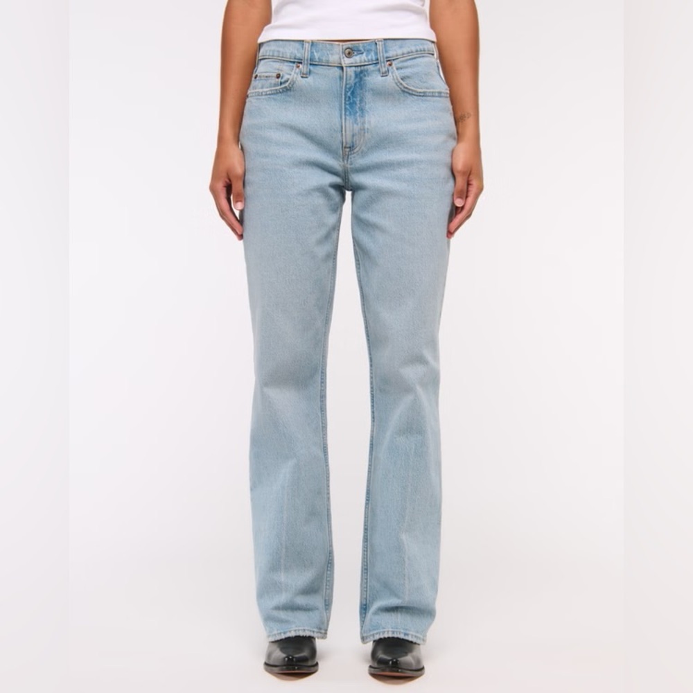 Abercrombie Vintage Comfort Stretch Curve Love Low Rise Baggy Jean Size 30L - Picture 10 of 14
